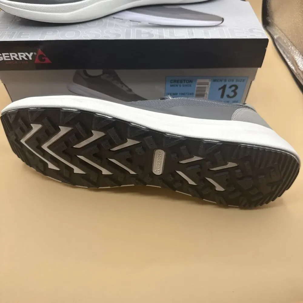 Gerry Creston Sneaker Men Size 13 Gray Mesh Lightweight Breathable
